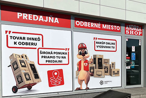 Internetová predajna Ivanská cesta - Andreashop