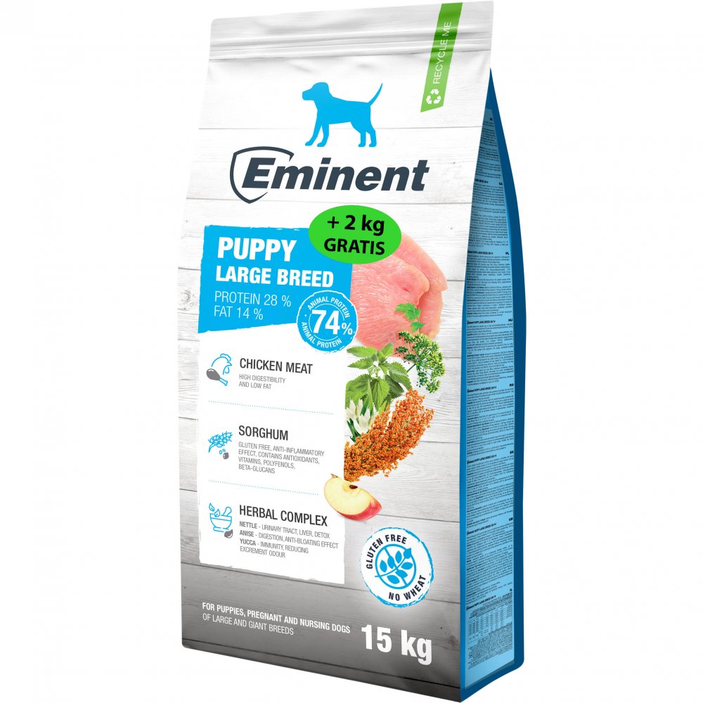 EMINENT PUPPY L.B. 17KG LARGE BREED (15+2KG)