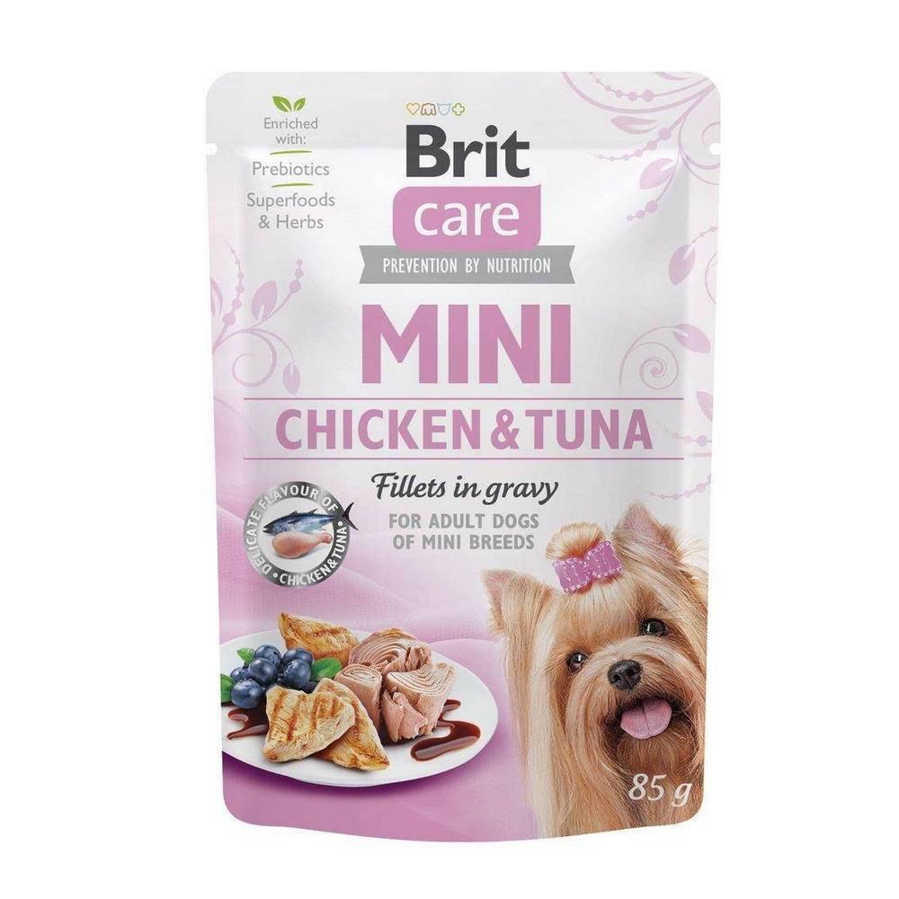 BRIT CARE MINI POUCH CHICKEN&TUNA 85G