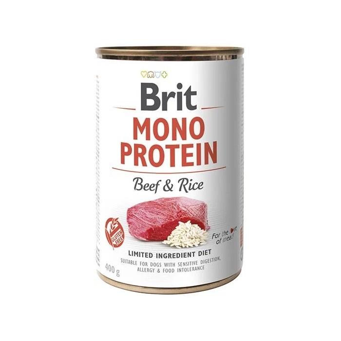 BRIT MONO PROTEIN BEEF & RICE 400G