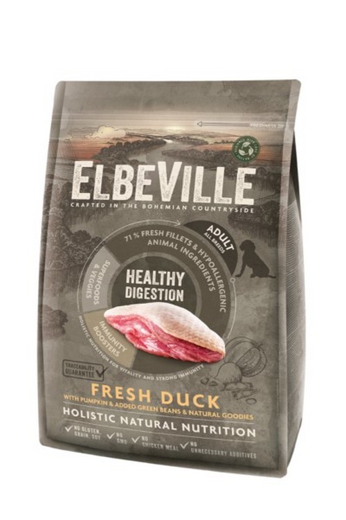 ELBEVILLE ADULT ALL BREEDS FRESH DUCK HEALTHY DIGESTION 4 KG