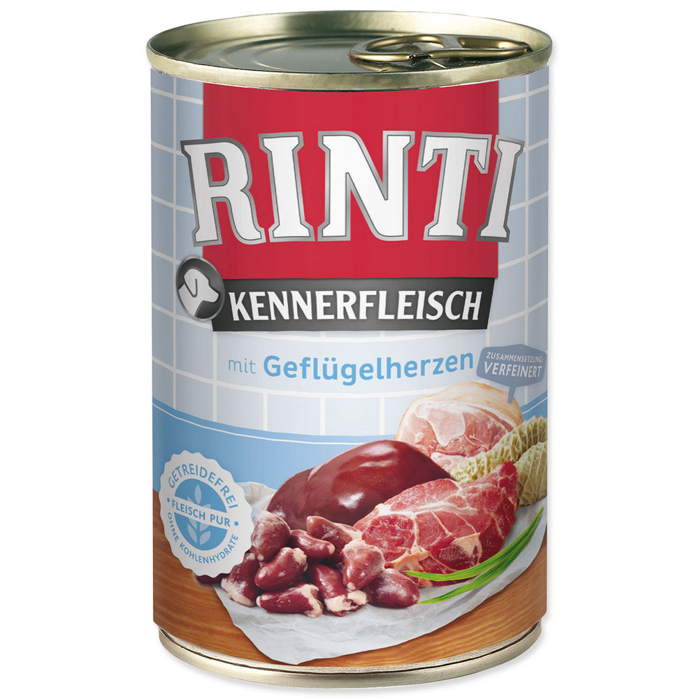 RINTI KONZERVA KENNERFLEISCH HYDINOVE SRDIECKA 400G