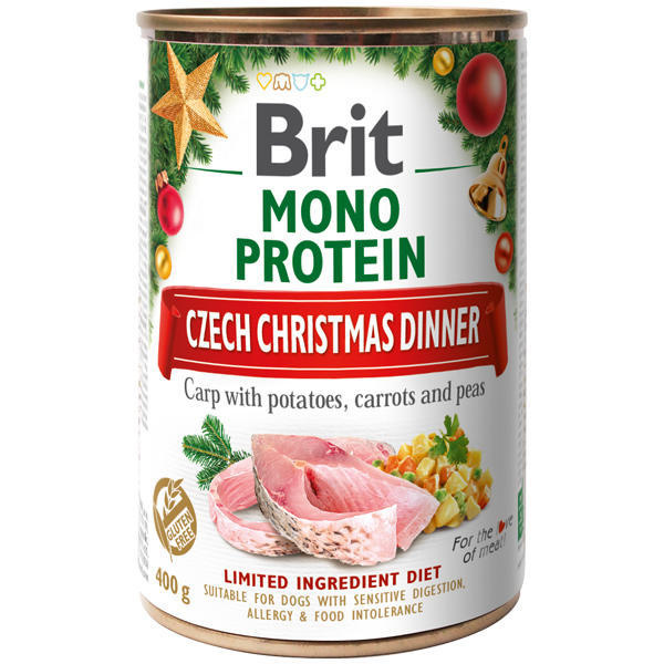 BRIT CARE KONZERVA DOG MONO PROTEIN CHRISTMAS (294-1000824)