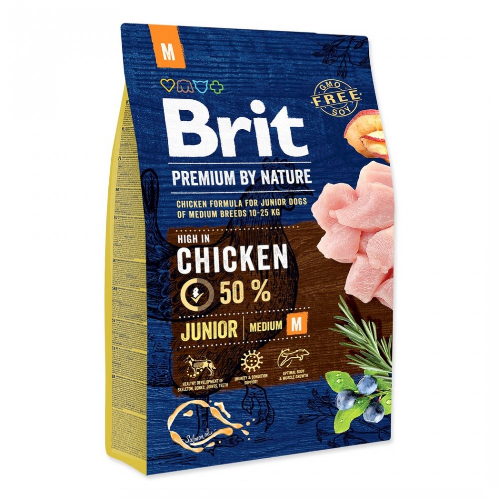 BRIT PREMIUM BY NATURE JUNIOR M 3 KG (294-170813)