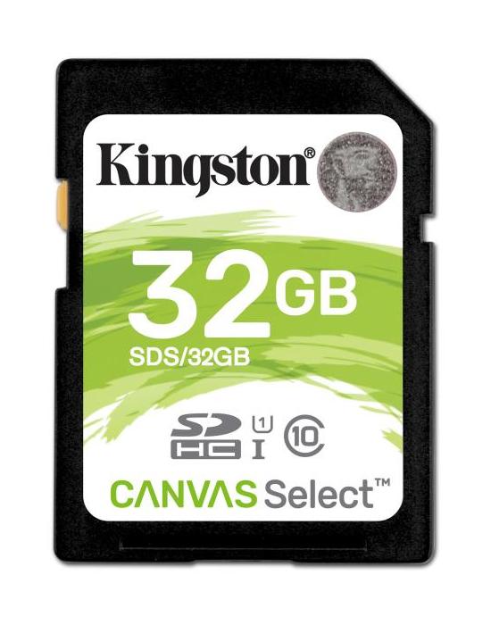KINGSTON 32GB SDHC CANVAS SELECT 80R CL10 UHS-I SDS/32GB