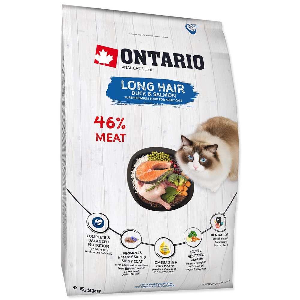 ONTARIO CAT LONGHAIR 6,5KG (213-10437)