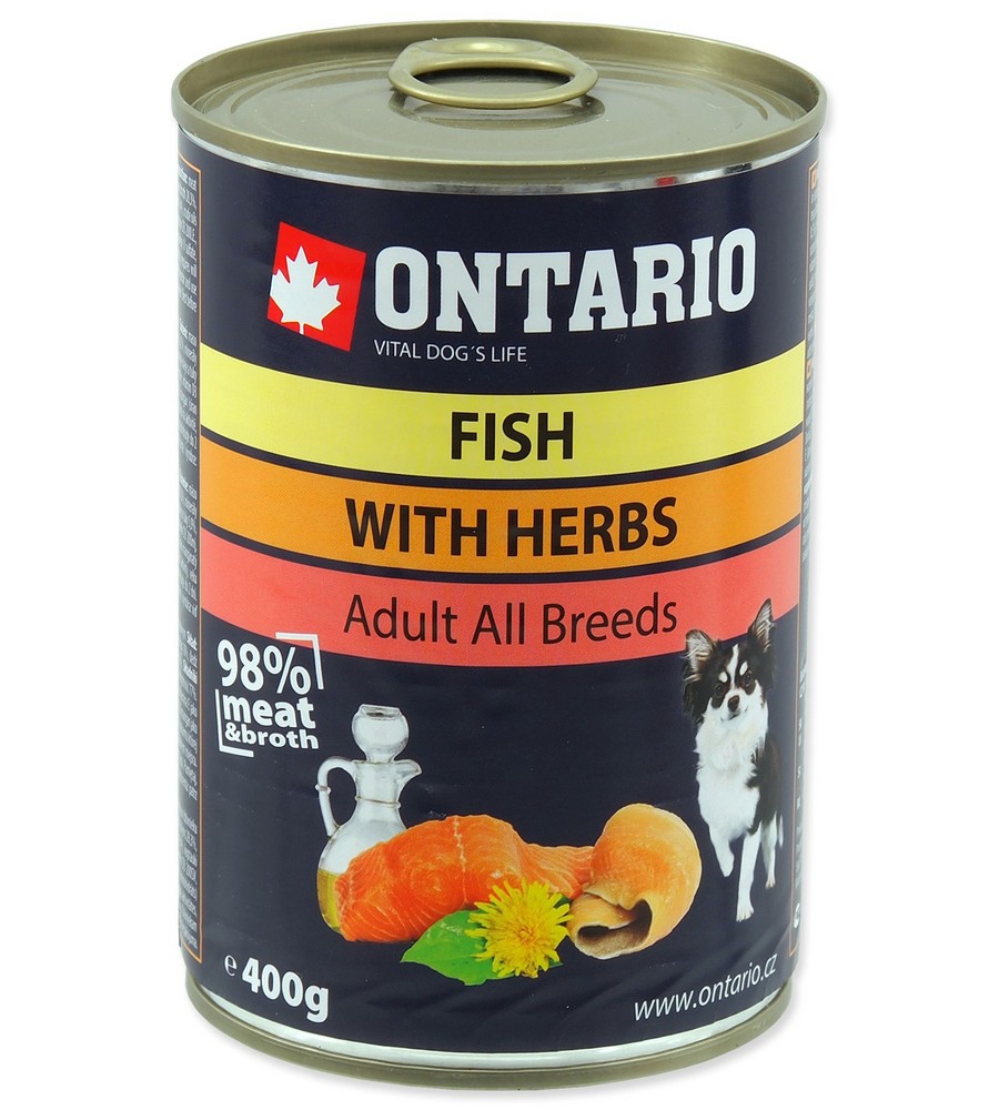 ONTARIO KONZERVA DOG MINI MULTI FISH AND SALMON OIL 400G (214-2022)