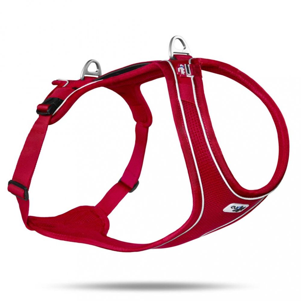 CURLI Postroj pre psov Belka Comfort Red L, 25-33 kg