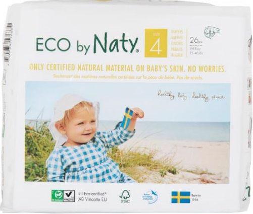 ECO BY NATY Plienky jednorazové 4 (7-18 kg) 26 ks