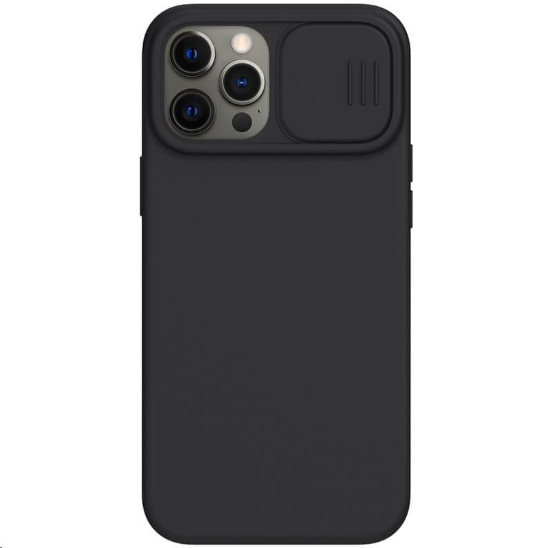 Nillkin CamShield Silky Silikonový Kryt pro Apple iPhone 12 Pro Max 6.7 Black