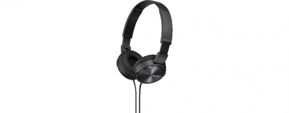 Sony MDRZX310, černá náhlavní sluchátka řady ZX