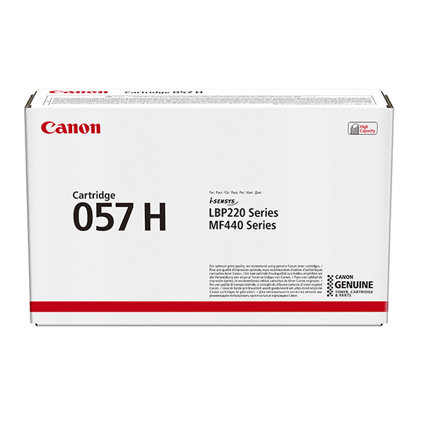 Canon originál toner 057 H BK, 3010C002, black, 10000str., high capacity