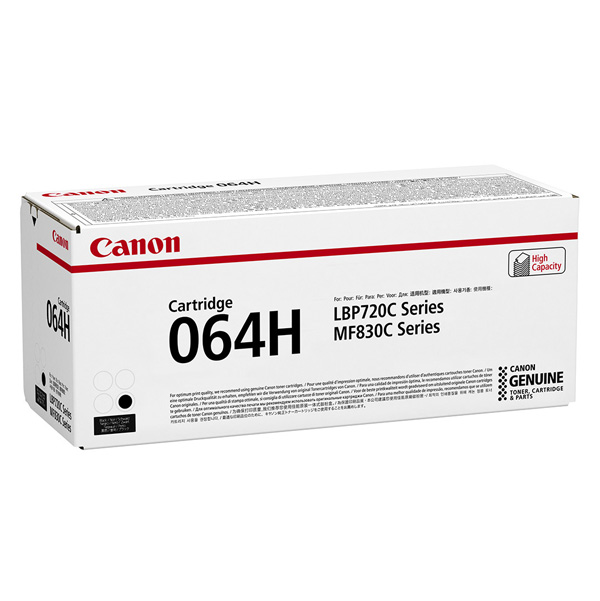 Canon originál toner 064 H BK, 4938C001, black, 13400str., high capacity