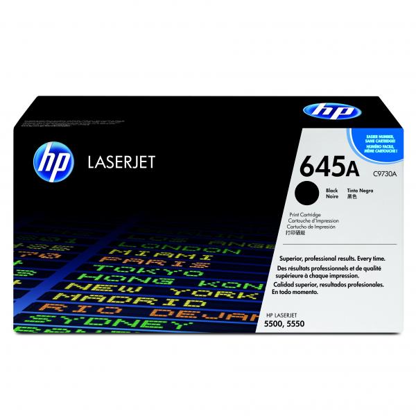 HP originál toner C9730A, HP 645A, black, 13000str.