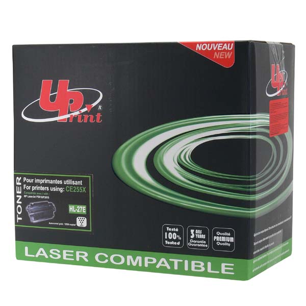 UPrint kompatibil. toner s CE255X, black, 12500str., H.55XE, HL-27E, pre HP LaserJet P3015, UPrint