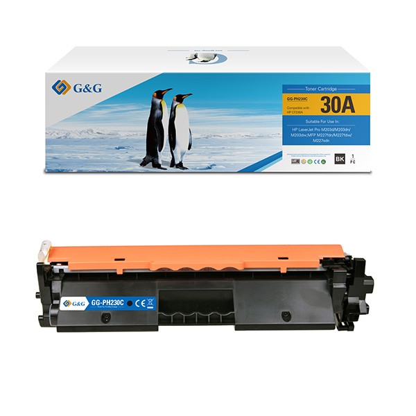 G&G kompatibil. toner s CF230A, black, 1600str., NT-PH230C, HP 30A, pre HP LaserJet Pro MFP M227sdn,227fdw,M203dw,dn Printer, N