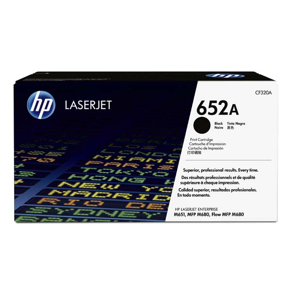 HP originál toner CF320A, HP 652A, black, 11500str.