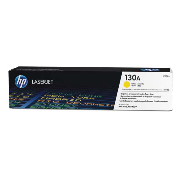 HP originál toner CF352A, HP 130A, yellow, 1000str., 300g