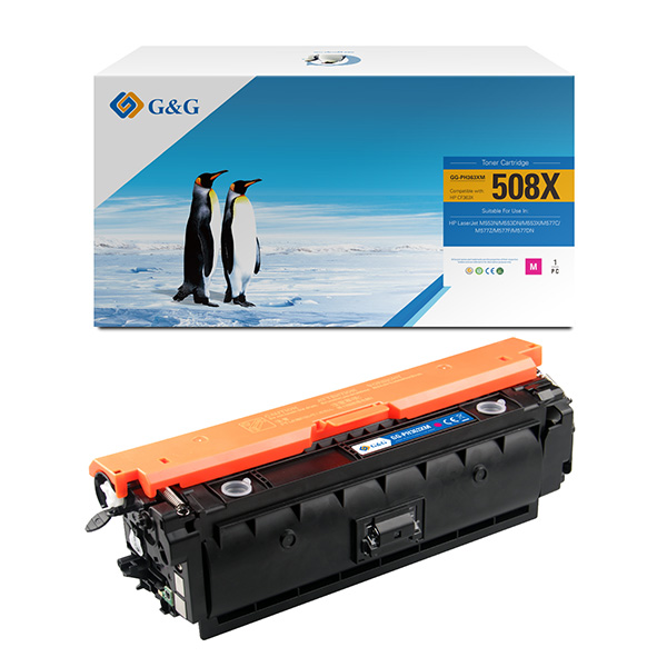 G&G kompatibil. toner s HP CF363X, NT-PH363XM, HP 508X, magenta, 9500str., high capacity