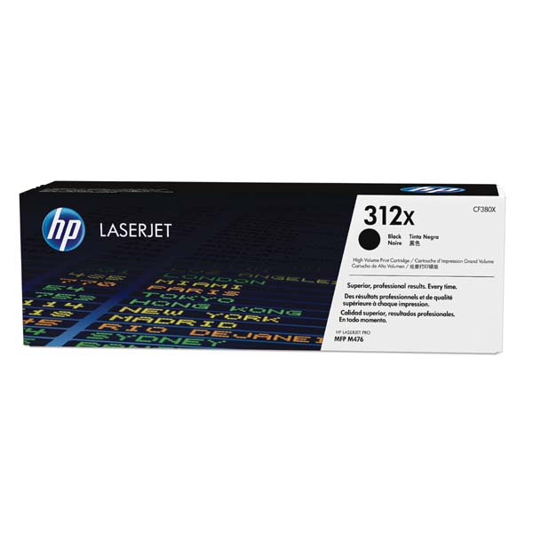 HP originál toner CF380X, HP 312X, black, 4400str.