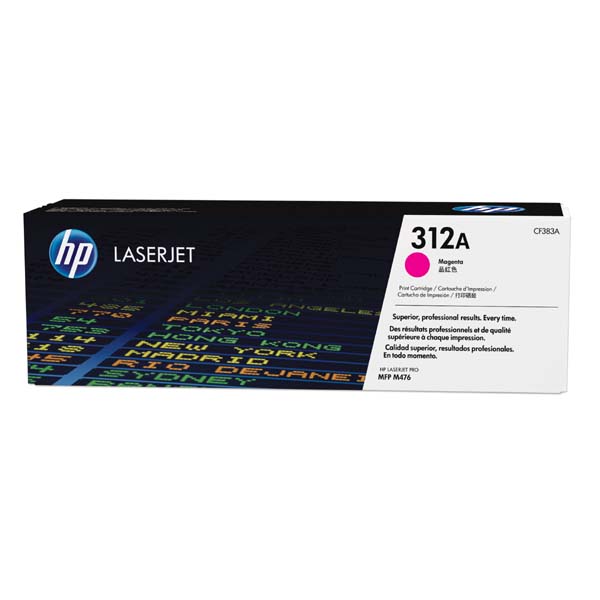 HP originál toner CF383A, HP 312A, magenta, 2700str., 720g