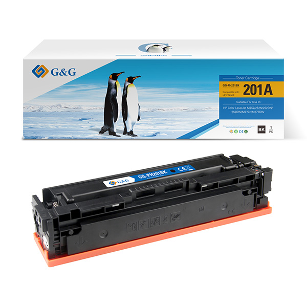 G&G kompatibil. toner s CF400A, black, 1420str., NT-PH201BK, HP 201A, pre HP Color LaserJet MFP 277, Pro M252, N