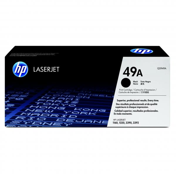 HP originál toner Q5949A, HP 49A, black, 2500str.