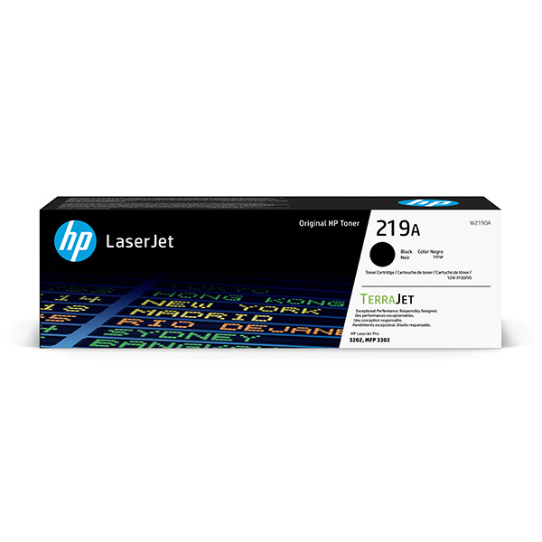 HP TerraJet originál toner W2190A, HP 219A, black, 1300str.