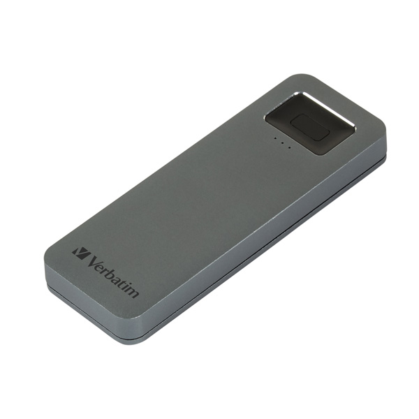SSD Verbatim 2.5", USB 3.0 (3.2 Gen 1), 1000GB, GB, 1TB, Executive Fingerprint Secure, 53657, šifrovaný(256-bit AES) s čítačkou od