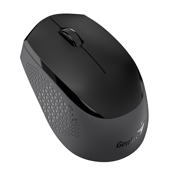 Genius NX-8000S BT, myš, bezdrátová, 1200DPI, 3 tlačítka, Bluetooth, USB 2,4 GHz, černo-šedá
