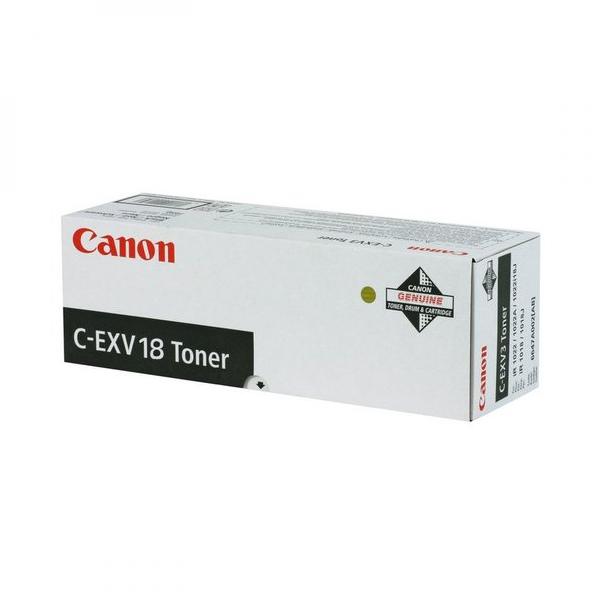 Canon originál toner C-EXV18 BK, 0386B002, black, 8400str.