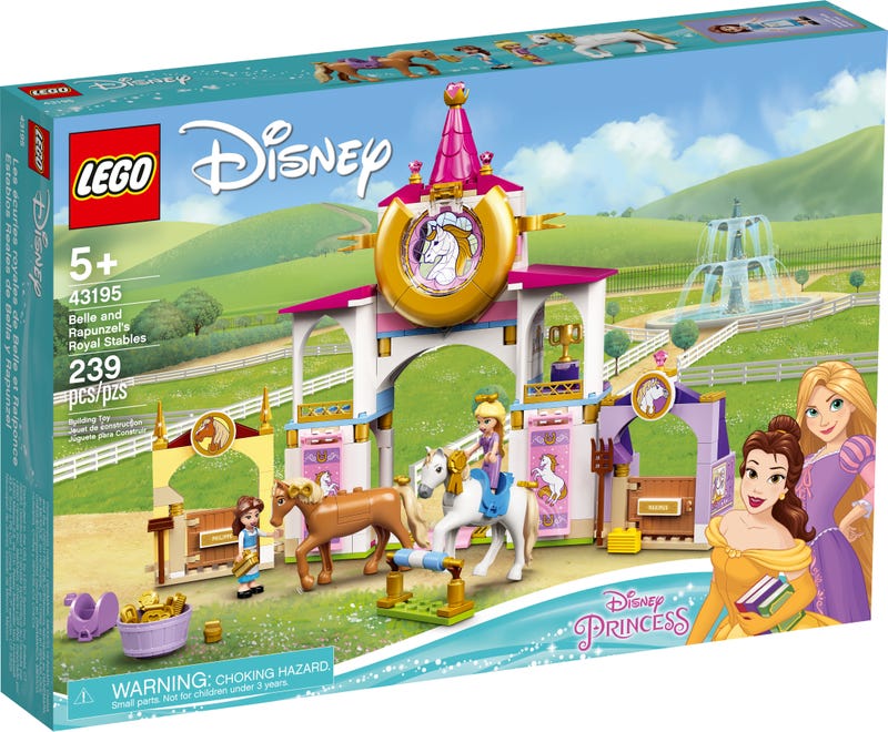 LEGO Disney Princess™ 43195 Kráľovské stajne Krásky a Rapunzel