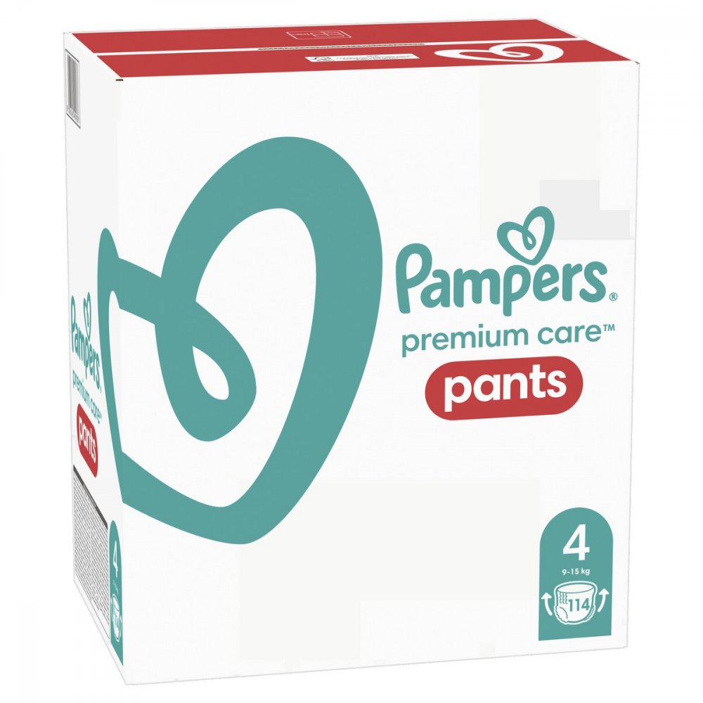 PAMPERS Premium Care 4 9-15 kg 114 ks