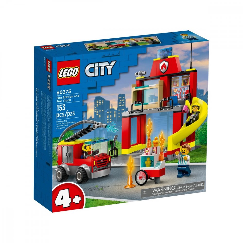 LEGO CITY HASICSKA STANICA A AUTO HASICOV /60375/