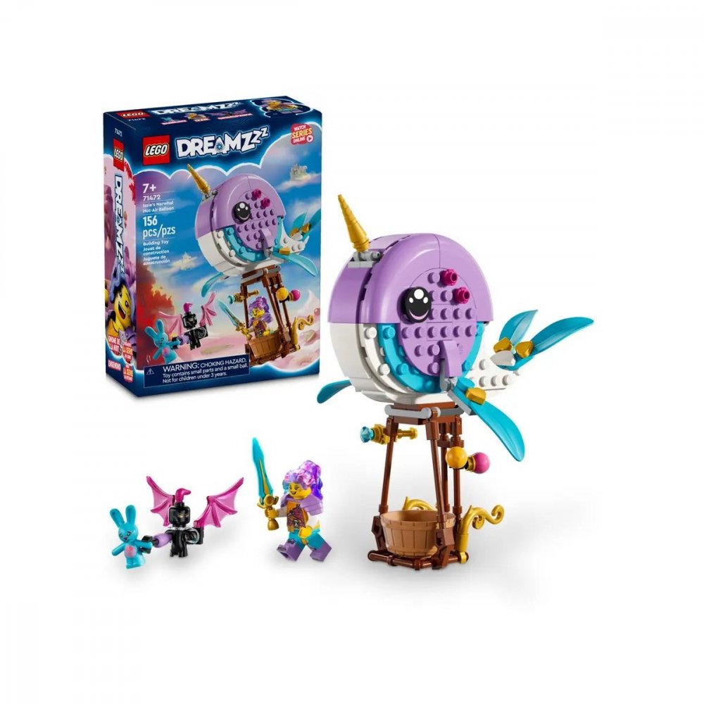 LEGO DREAMZZZ IZZIE A JEJ TEPLOVZDUSNY BALON V TVARE NARVALA /71472/