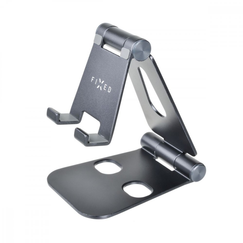 Držiak na mobil Fixed Frame Phone hliníkový stojan na smartfón sivý