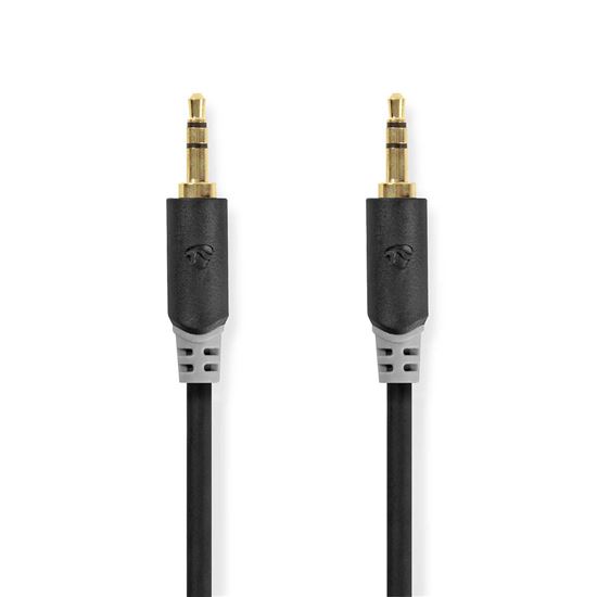 NEDIS ND-CABW22000AT50 STEREO AUDIO KABEL, 3,5MM, ZASTRCKA, 3,5MM ZASTRCKA, POZLATENA, 5M