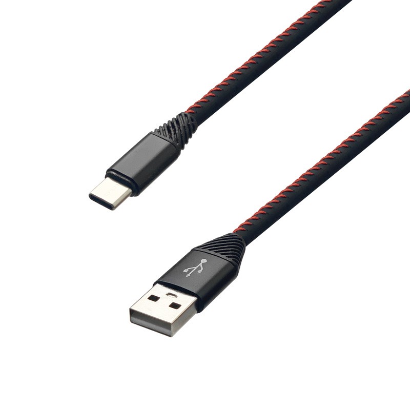 MOBILNET KAB-0184-USB-TYPEC NABIJACI KABEL USB TYPE-C 2A, EKO BALENIE, 2M, CIERNY