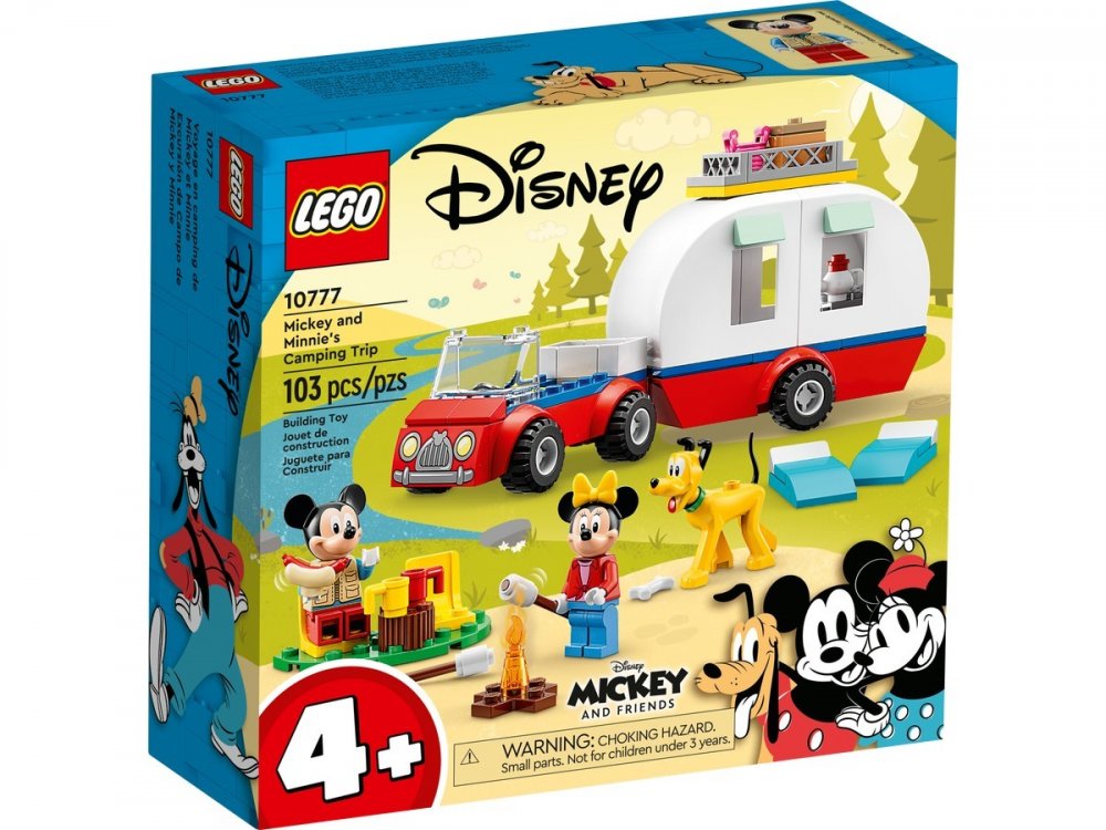 LEGO® Disney 10777 Myšiak Mickey, Myška Minnie idú kempovať
