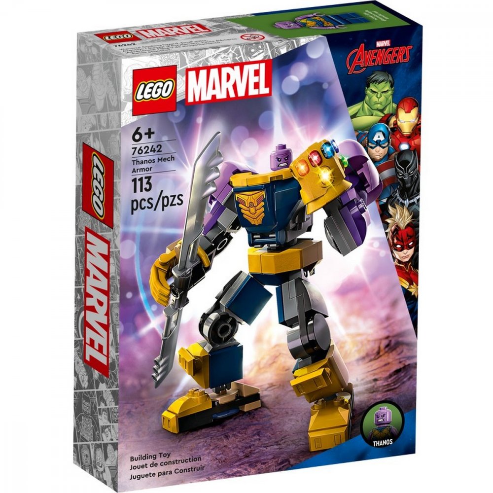 LEGO MARVEL THANOS V ROBOTICKOM BRNENI /76242/