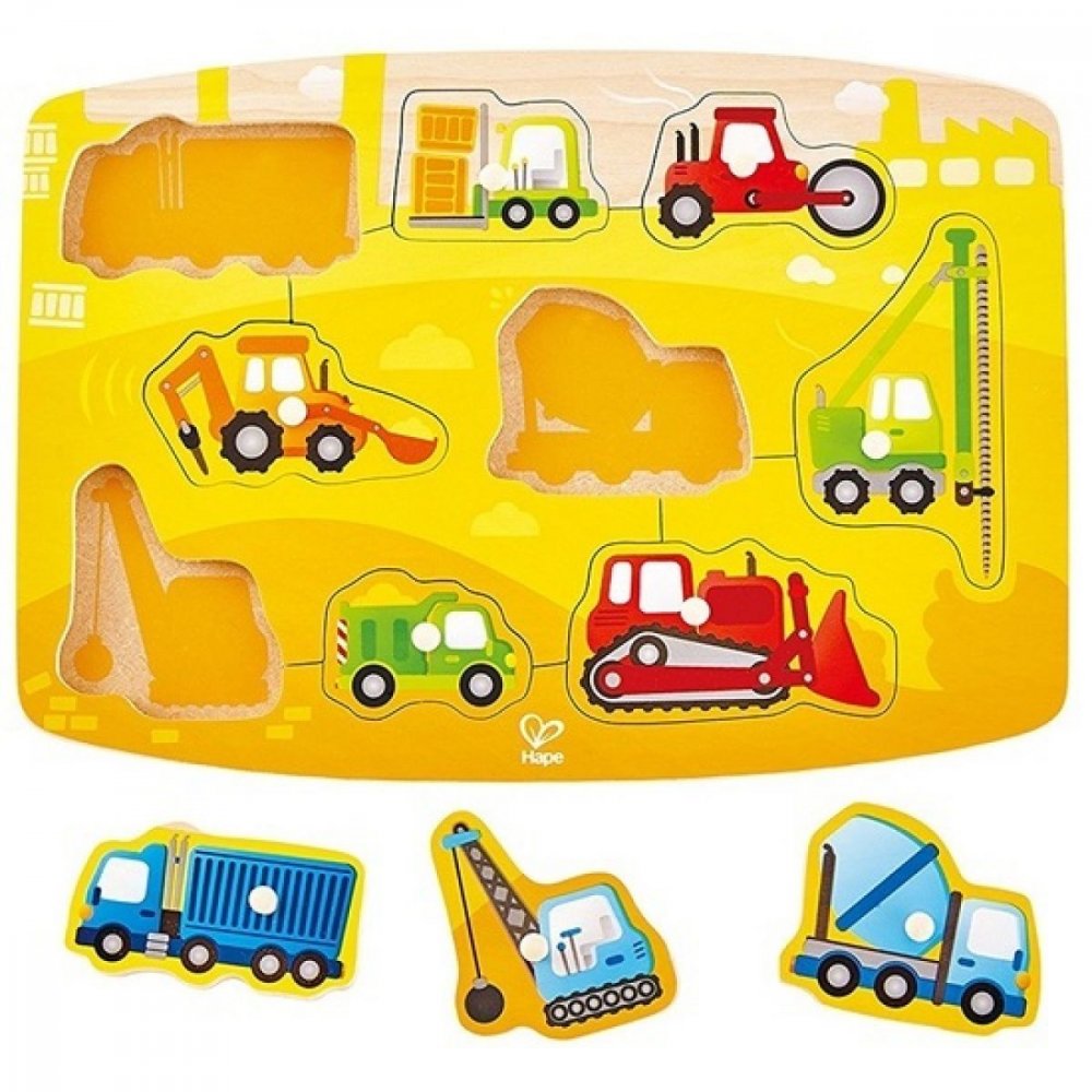 HAPE VKLADACIE PUZZLE STAVBA /E1407A/