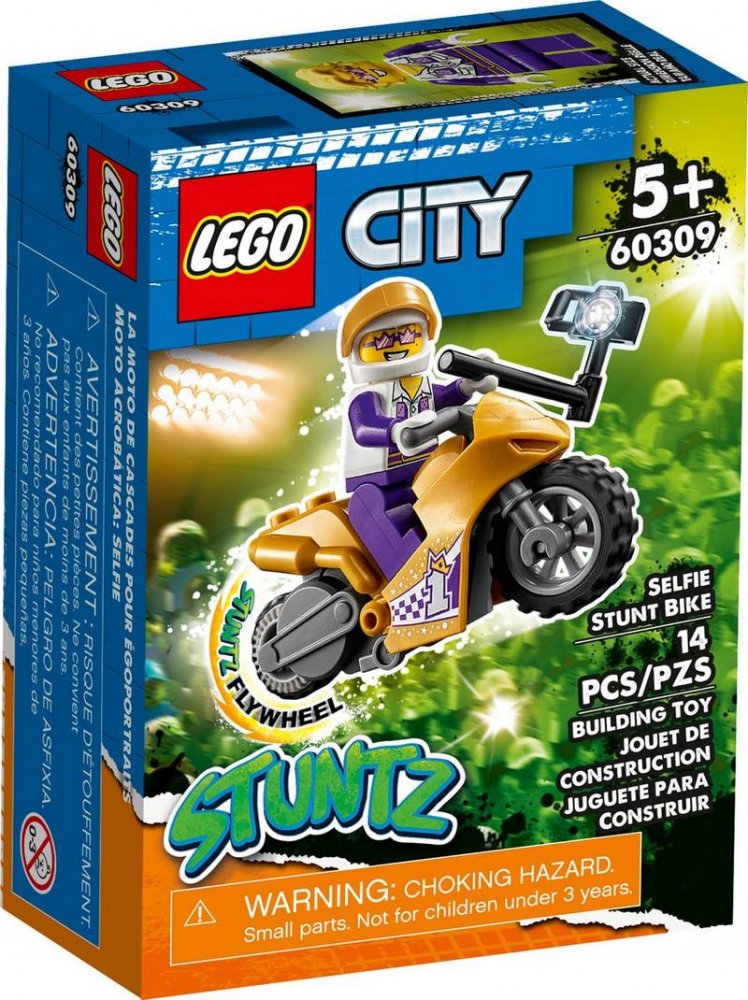 LEGO® City 60309 kaskadérske motorka sa selfie tyčou