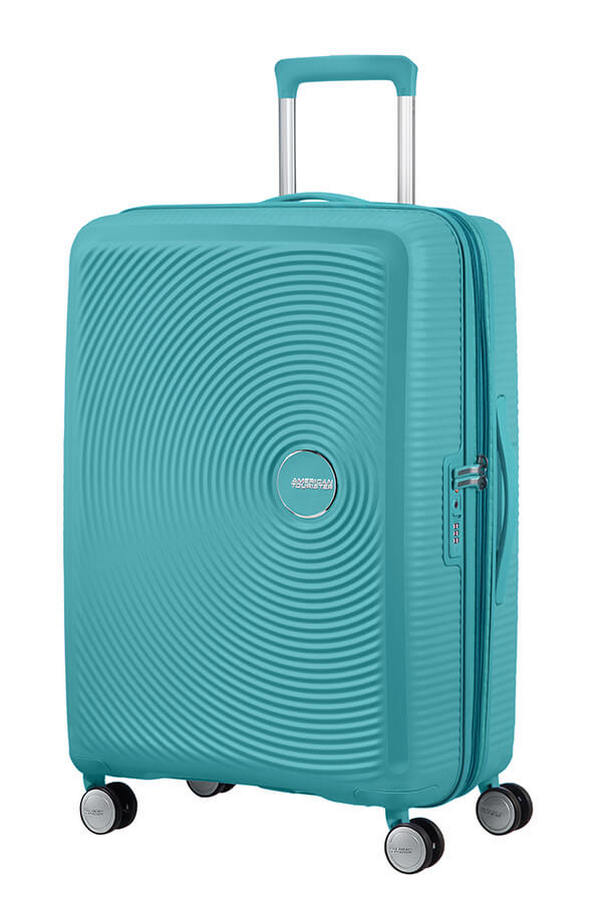 AMERICAN TOURISTER SOUNDBOX SPINNER 67/24 TSA EXP POOLSIDE BLUE