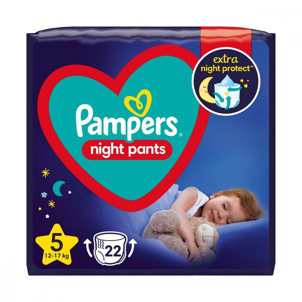 Pampers Night Pants 5 12 -17 kg 22 Ks