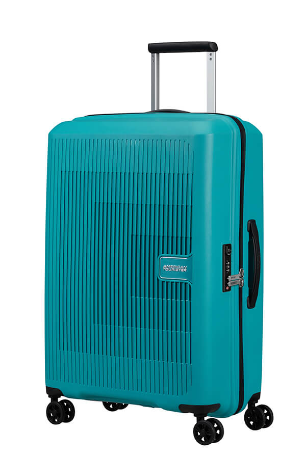 AMERICAN TOURISTER AEROSTEP SPINNER 67/24 EXP TSA TURQUOISE TONIC