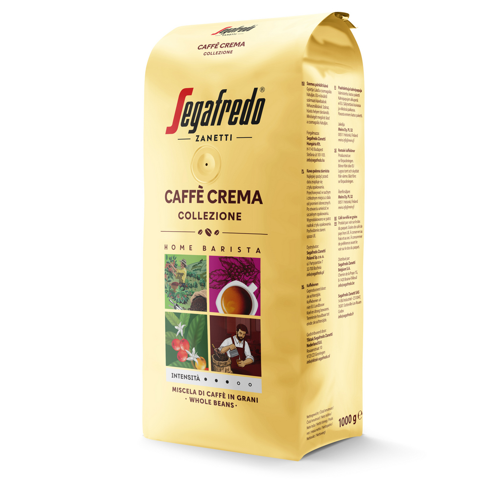 Segafredo Caffé Crema Collezione zrnková káva 1kg