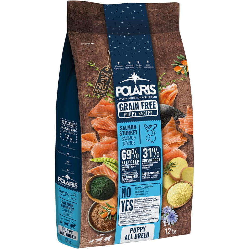 POLARIS GF PUPPY SALMON & TURKEY 12KG