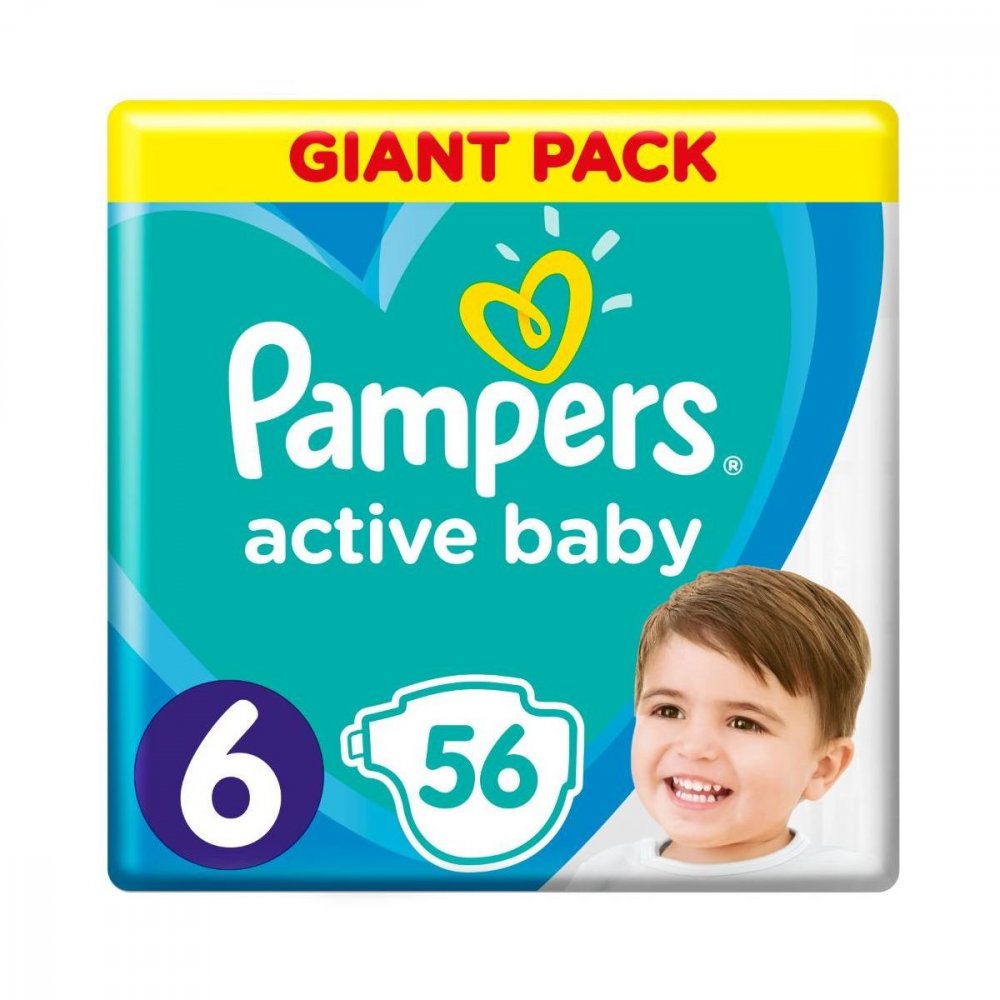Pampers Active Baby 56 13-18 kg 6 ks