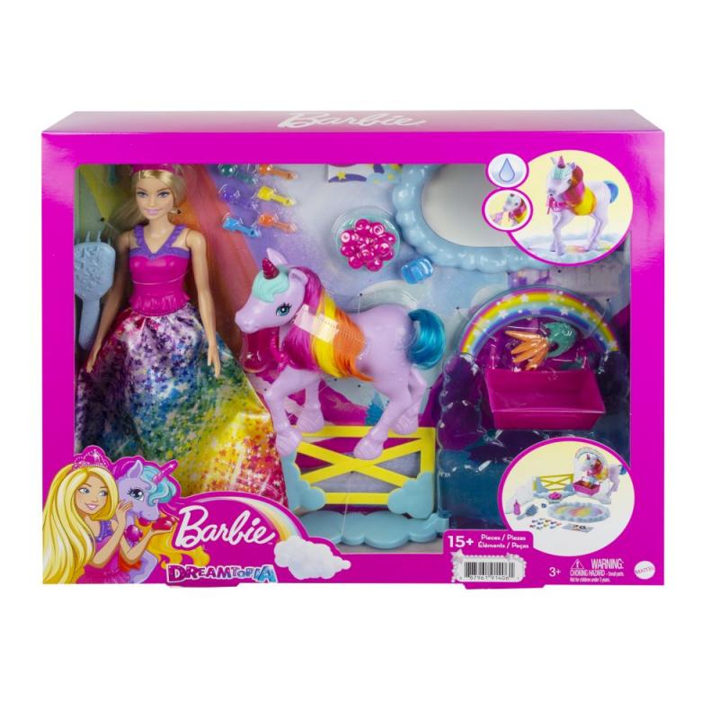 Barbie Princezná a dúhový jednorožec herný set