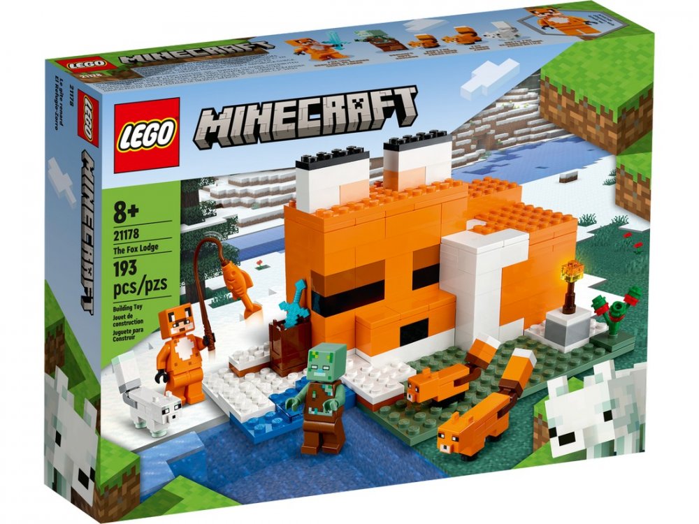 Lego Minecraft 21178 Líščí domček